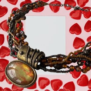 Elegant Multicolor Beaded Necklace